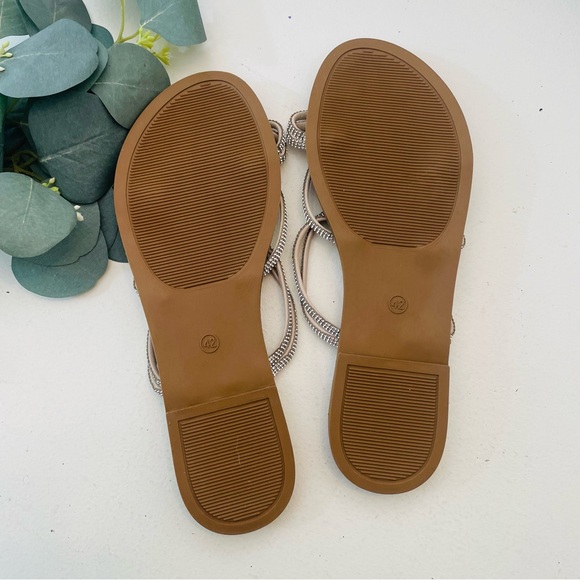 Rhinestone Strappy Sandals - Picture 5 of 7